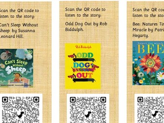 EYFS/KS1 Stories QR codes