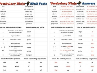 KS2 SATs SPaG Facts 10 Pack