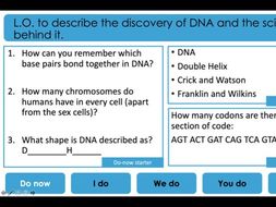 Discovery of DNA KS3 | Teaching Resources