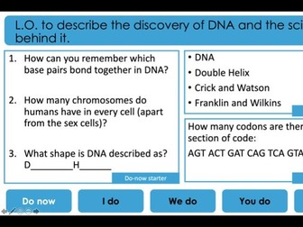 Discovery of DNA KS3