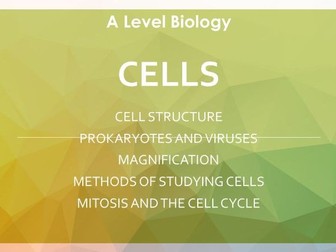 New AQA- Cells- Complete series of lessons