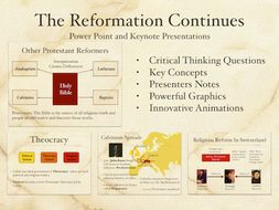 The Reformation Continues Power Point and Keynote Presentations