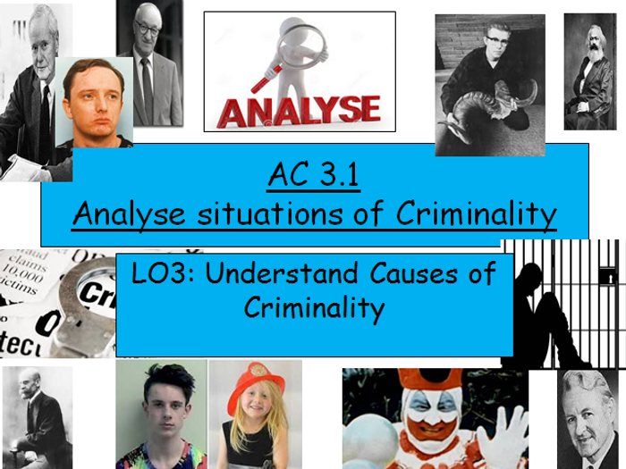 Unit 2 Criminological Theories EXAM UNIT (New Spec) WHOLE UNIT BUNDLE ...