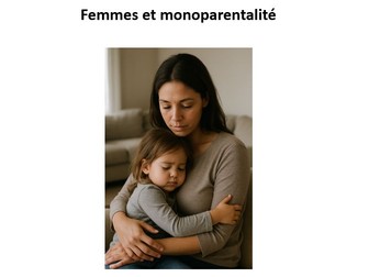 AQA A Level stimulus card worksheet - Femmes et monoparentalité