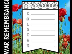 anzac day armistice day remembrance day acrostic poetry writing