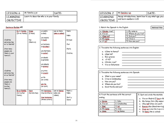 Mi familia y yo - First Spanish Lessons (Pupil Workbook)