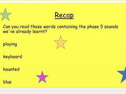 Phase 5 phonics split digraphs