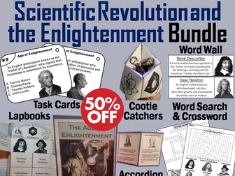 Scientific Revolution and the Enlightenment Task Cards and Activities Bundle