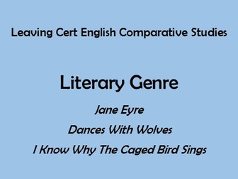 Leaving Cert English - Comparative Studies - Literary Genre Sample Answer Essay