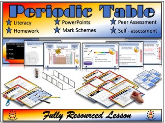 Periodic Table of Elements Explained Fully Resourced Lesson for KS3