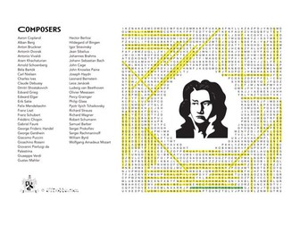 Composers wordsearch