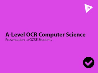 A-Level OCR Computer Science Taster Talk