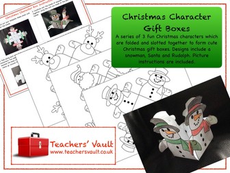 Christmas Character Gift Boxes