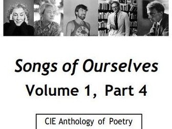 UPDATED CIE IGCSE 2023 Poetry Anthology V.1, P.4