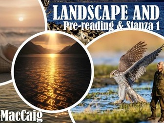 LANDSCAPE AND I MACCAIG NEW SET TEXT