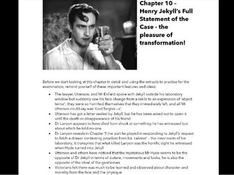 Dr Jekyll and Mr Hyde Chapter 10 Examination Guidance and Practice 2