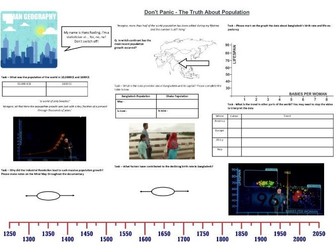 BBC - Don't Panic with Hans Rosling - Worksheet to support the BBC This World Documentary