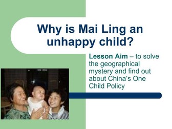 One Child Policy China Lesson