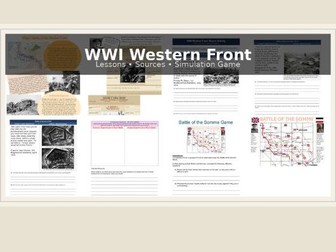Battles of the Western Front: Verdun, the Somme, Passchendaele + Strategy Board Game