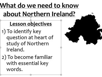GCSE History Northern Ireland Key Terms Introduction