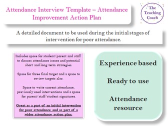 Attendance Improvement Plan Template from l.imgt.es