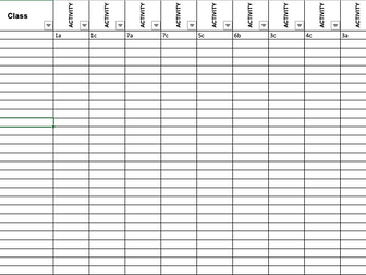 KS3 Physical Education Assessment Sheet