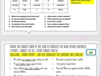 Edexcel new Spanish GCSE starter bundle