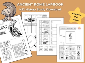 Ancient Rome KS2 History Activities | Lapbook