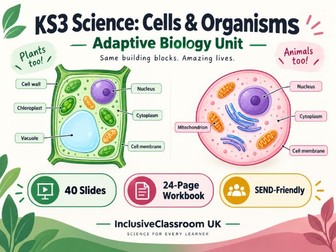 KS3 Adaptive Biology: Cells & Organisms