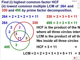 Multiples, Factors, Divisors & Primes