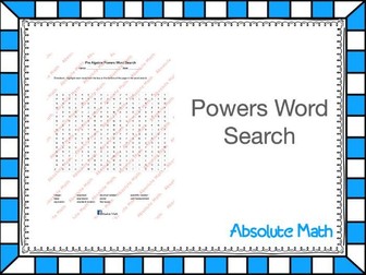 Powers Word Search