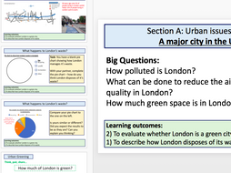 London Case Study - Pollution, waste and green space (AQA 9-1 Geo)