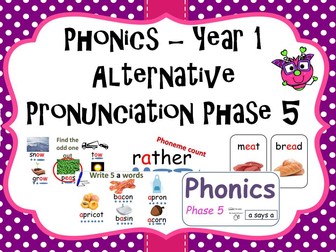 All Phase 5 Alternative Pronunciations