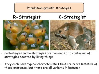 Populations & sustainability: What determines population size? OCR A-level biology