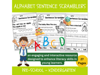 Alphabet Sentence Scramblers: Unraveling Language Adventure for Young Learners