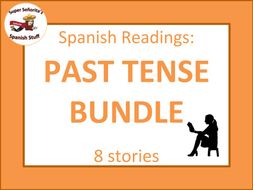 Spanish reading: Past tense bundle for beginners