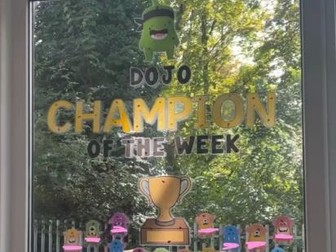 DOJO CHAMPION OF THE WEEK DISPLAY