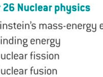 OCR A level Physics: Nuclear Physics