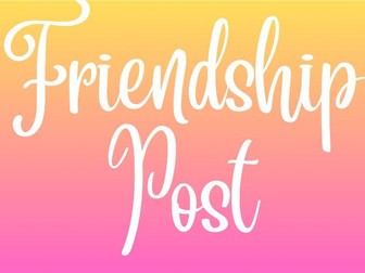 Friendship Post Office – Role Play, Early Reading & Social Skills Resource