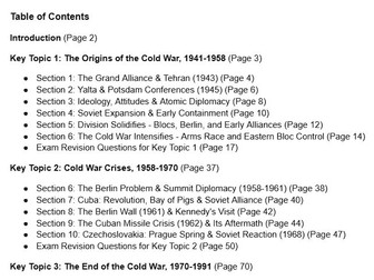 EDEXCEL Superpower Relations and the Cold War, Complete Textbook.