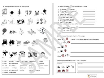French- Places in town