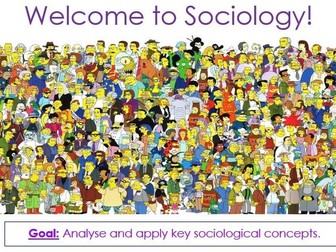 Welcome to Sociology! (Lesson and resources)