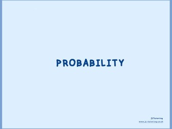 GCSE Maths - Probability Higher Revision Notes
