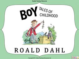 Boy by Roald Dahl | Teaching Resources