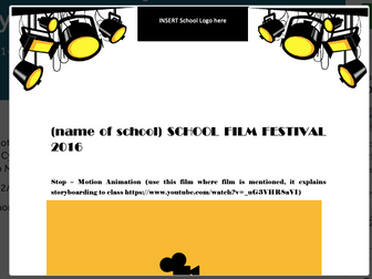 Junior Cycle English Stop-Motion Animation Workbook