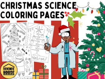 Christmas Science Activity Colouring Pages