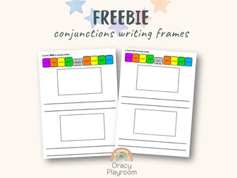 Colourful Semantics: Conjunctions Writing Frame