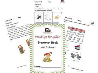 English Grammar Book – Level 2 – Book 1