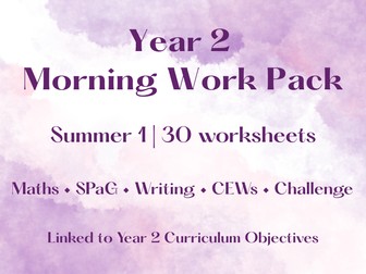 Y2 Summer Morning Work Pack Maths & SPaG