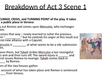 Romeo and Juliet Act 3 Scene 1 Lesson | Tension, Conflict & Mercutio’s Death | GCSE English Literatu